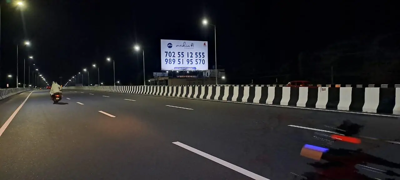 Illuminated Billboard Veliancode NH66 Malappuram Towards Calicut